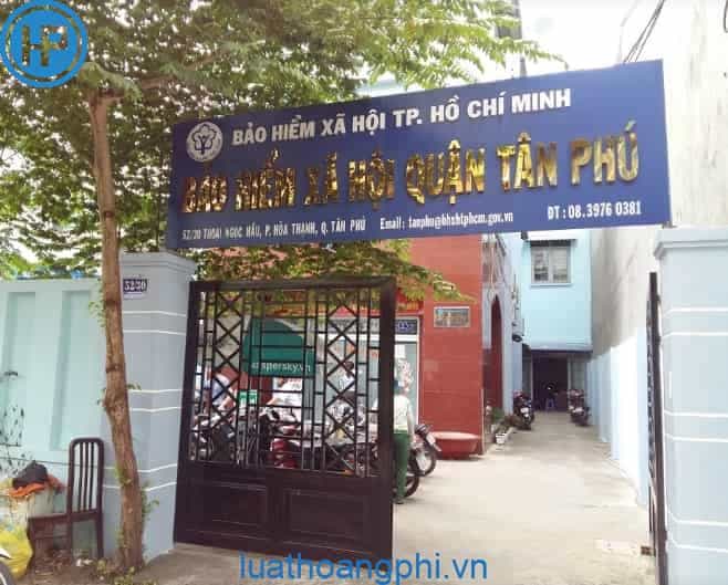 Địa chỉ, Số điện thoại Bảo hiểm xã hội quận Tân Phú
