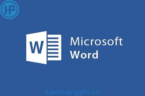 Phần mềm soạn thảo văn bản Microsoft Word là